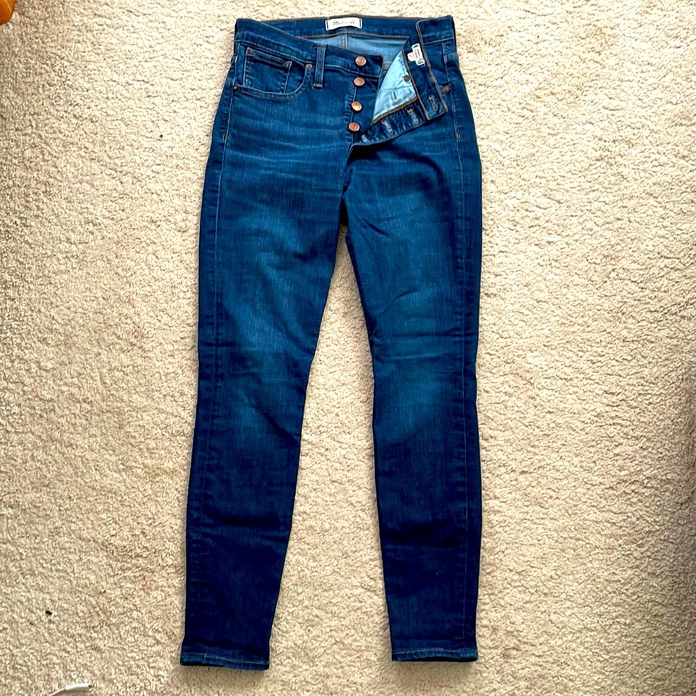 Madewell 9” high-rise size 28 skinny jeans
